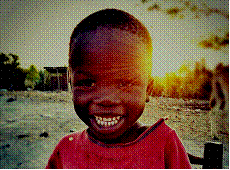 A picture of the Haiti Child smiling