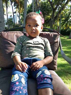 A picture of Aliyah Agnant sitting on the chair